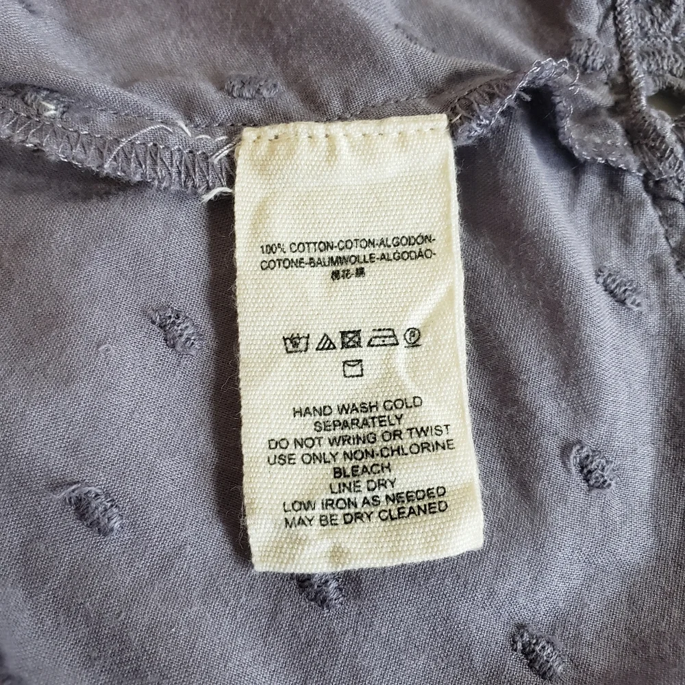 Free People swiss dot crochet lace high ne… - Picture 15 of 15